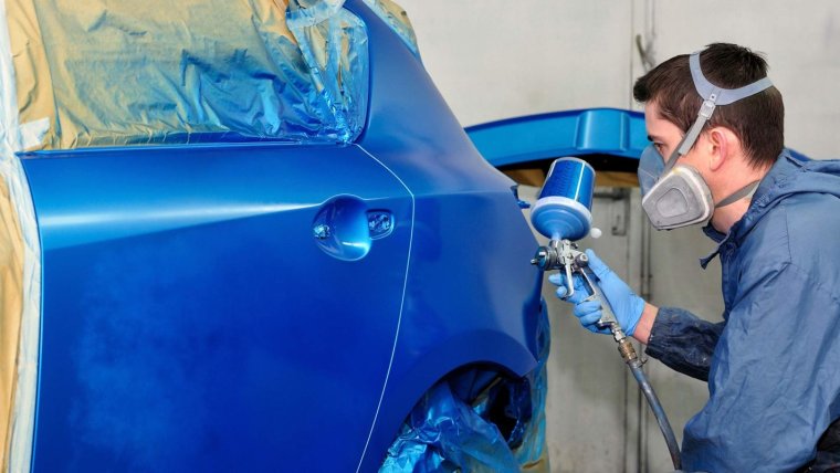 Молотковая краска на авто