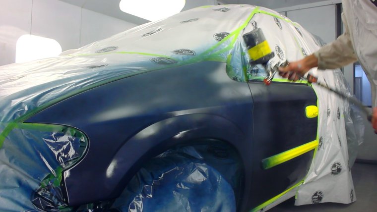 Необычная покраска автомобиля