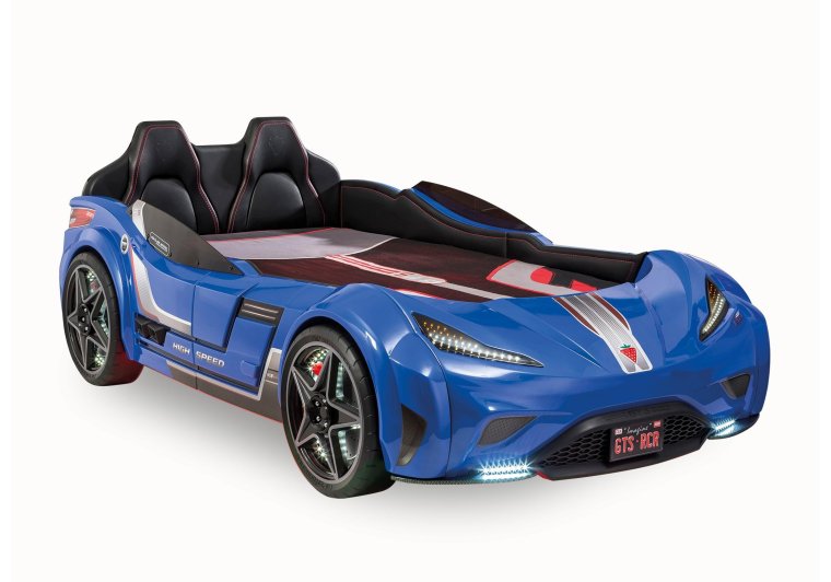 Кровать машина Cilek GTS белая