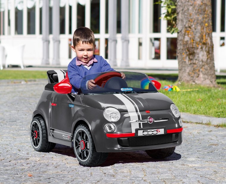 Peg-Perego Fiat 500 s, серый
