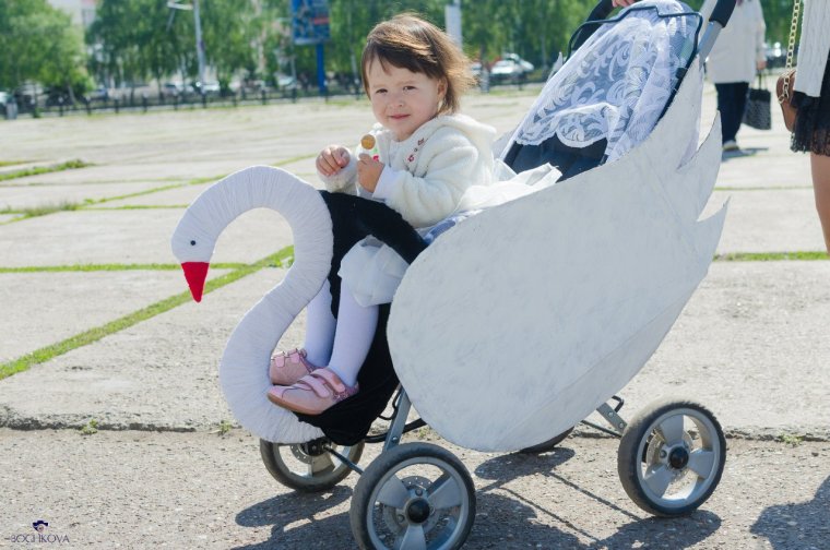 Украсить коляску для девочки своими руками