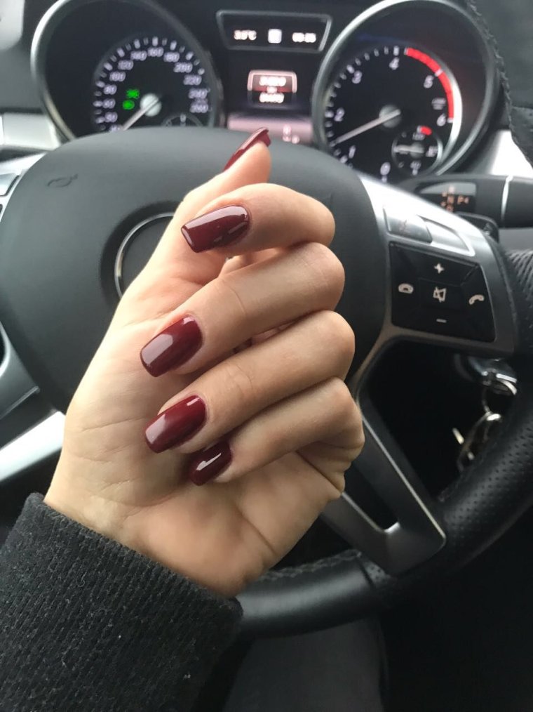 Маникюр руль на ногтях