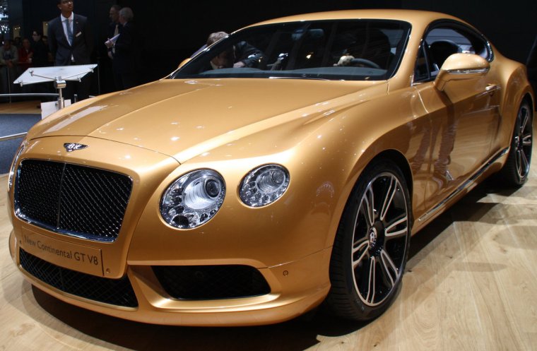 Золотая Бентли Континенталь ЖТ
