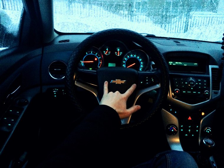 За рулем Шевроле Круз