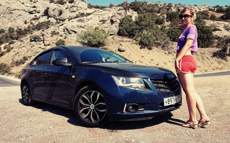 Шевроле Круз грязная