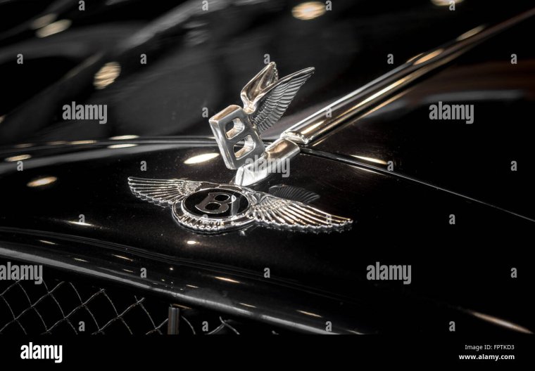 Bentley лого на капоте