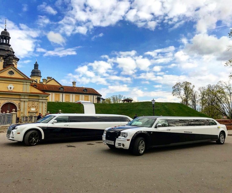 Кортеж из лимузинов