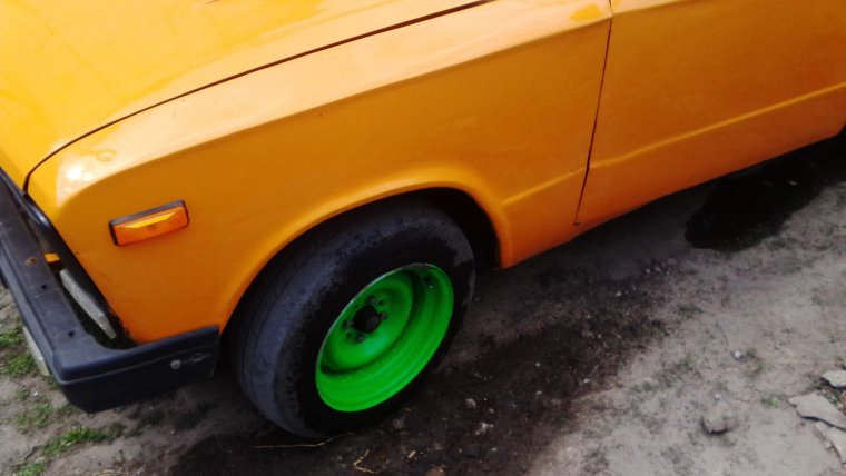 Разварки на ВАЗ зелёные r13