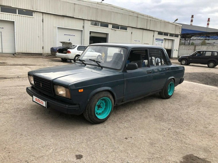 ВАЗ 2107 зеленая разварки