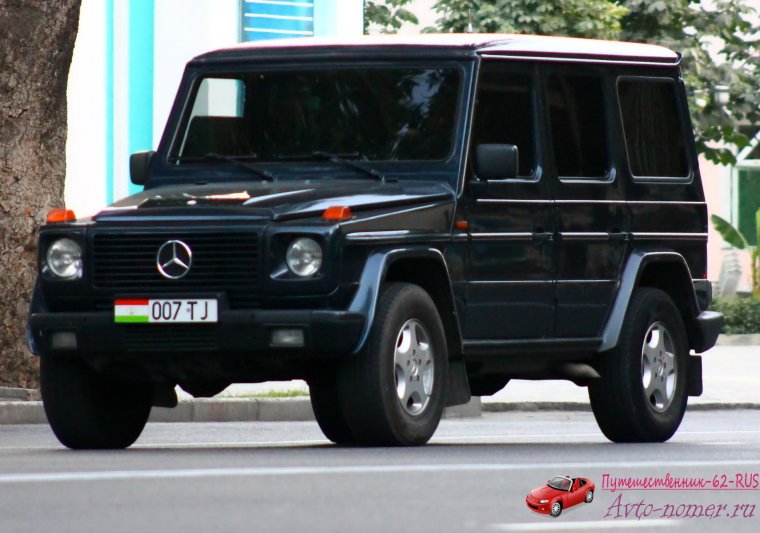 В Душанбе Мерседес Гелендваген
