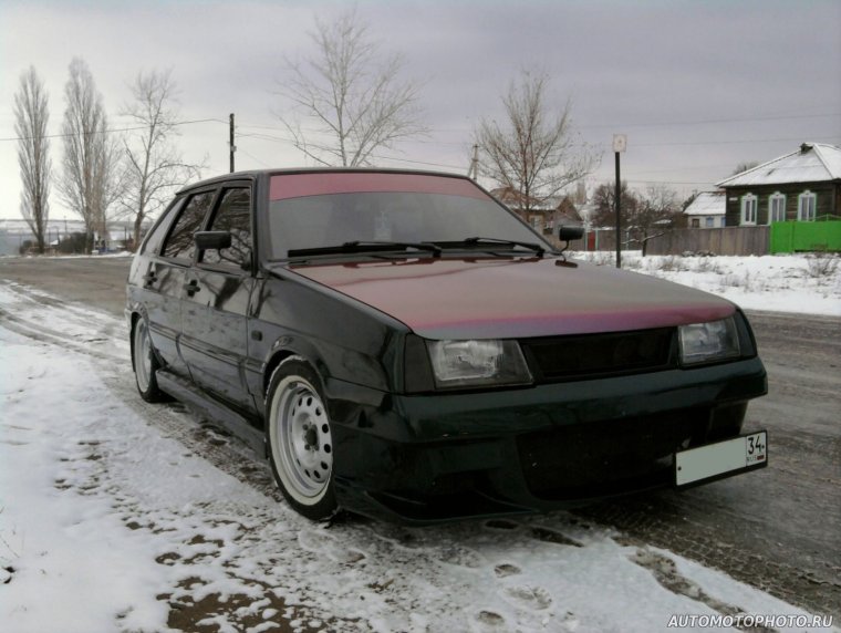 ВАЗ 2109 обвес чёрная