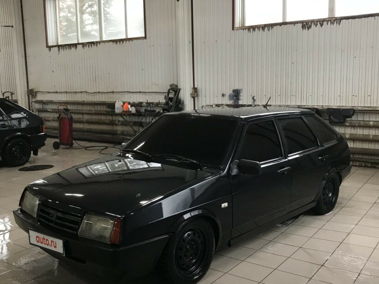 ВАЗ 2109 черная тонированная