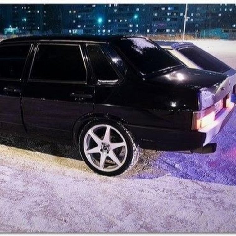 ВАЗ 99 черная тюнинг