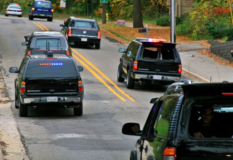 Машины охраны президента США