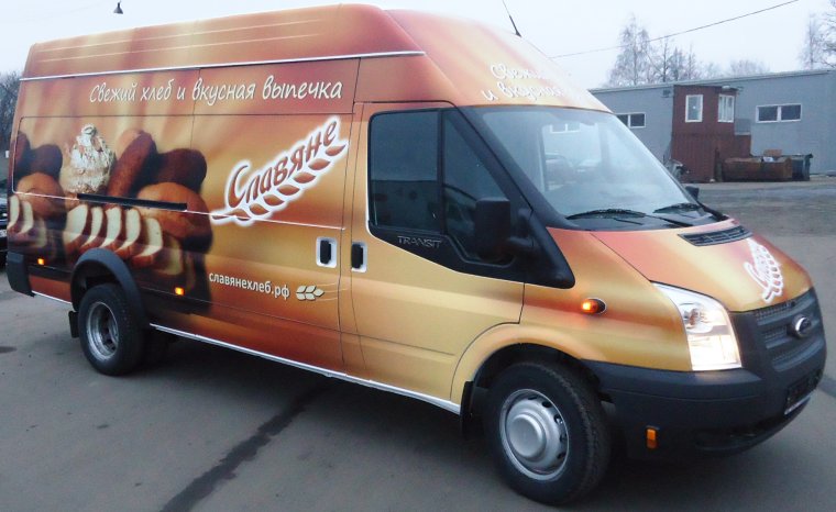 Брендирование хлебных машин