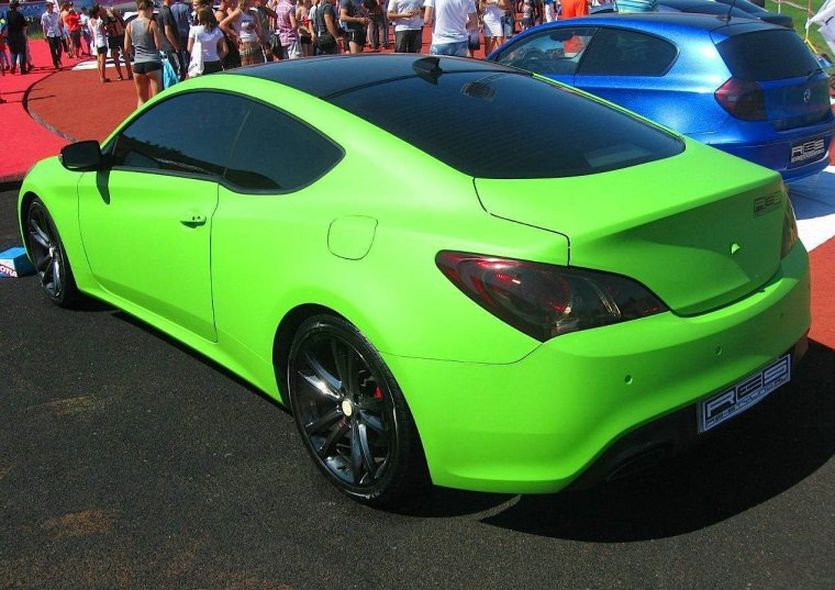 Хендай Солярис зеленый