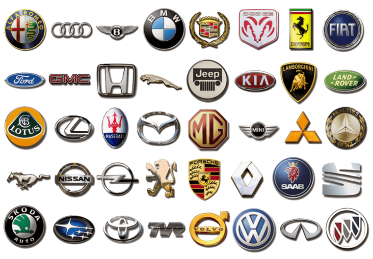 Марки автомобилей