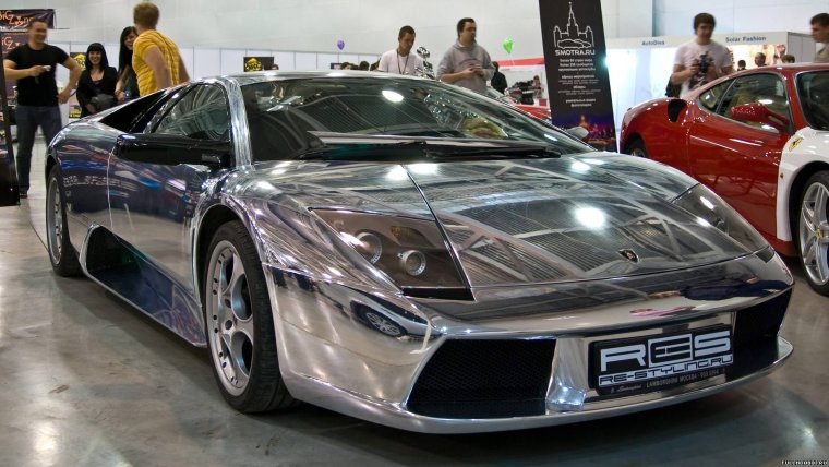 Ламборджини Золотая и серебряная