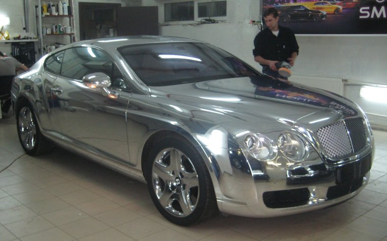 Краска хром зеркальная