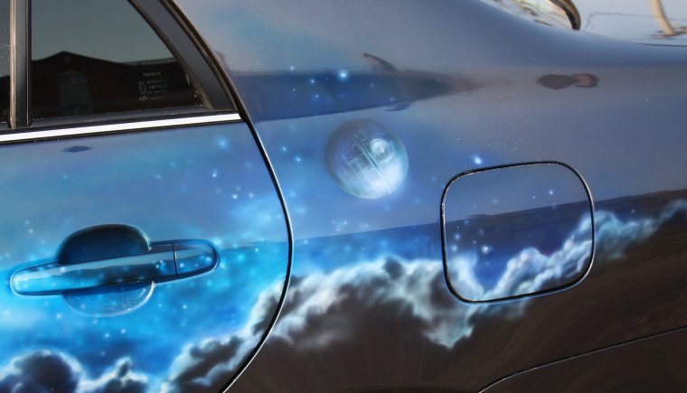 Аэрография Луна