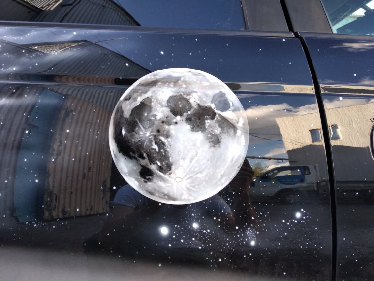 Аэрография космос