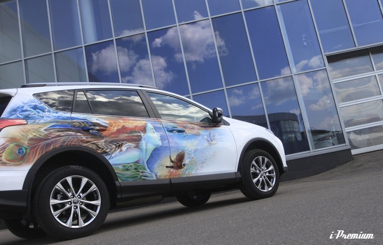 Toyota rav4 аэрография 2020