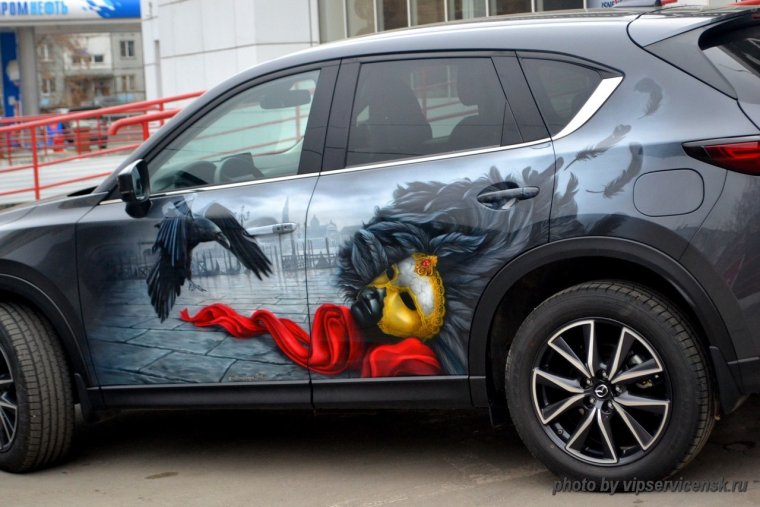 Аэрография Mazda CX-5
