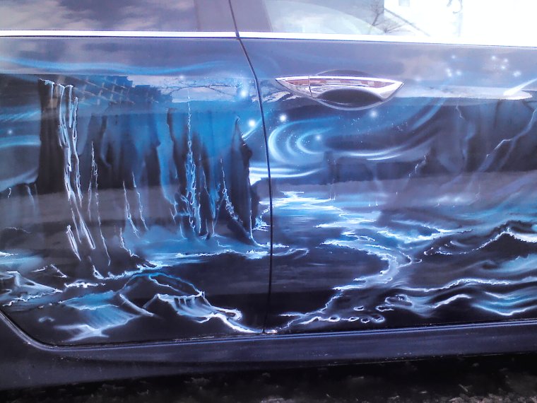 Аэрография пейзаж