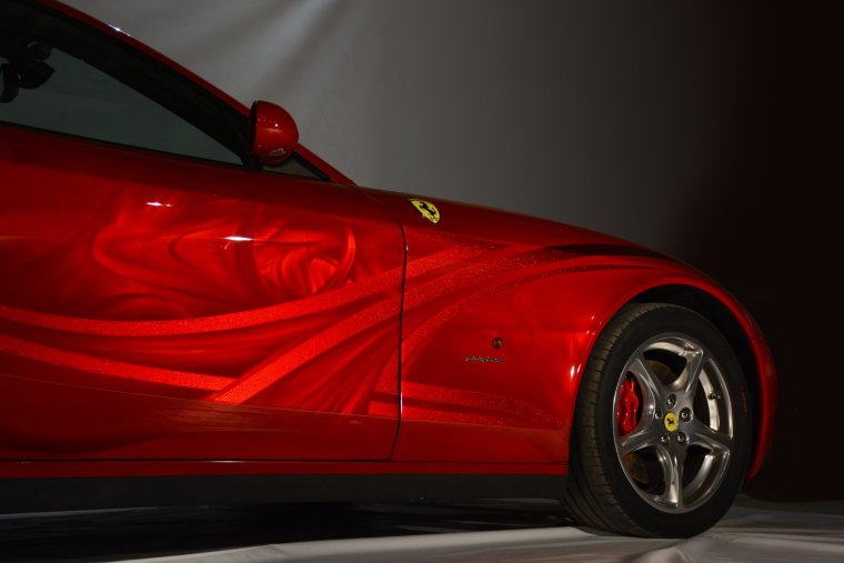 Аэрография на спортивных машинах