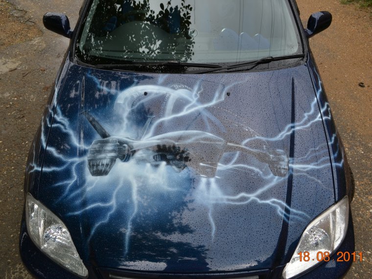 Аэрография молния