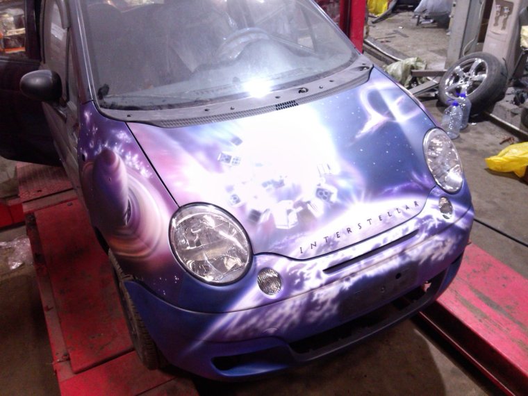 Аэрография на БМВ е39