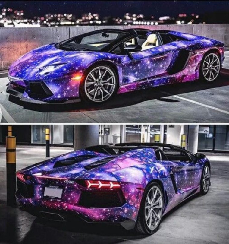 Космос цвет машины