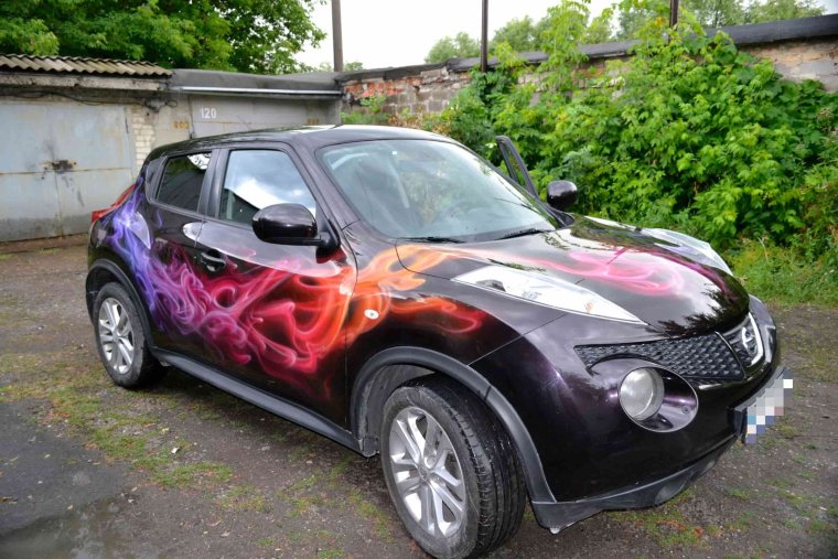 Nissan Juke аэрография