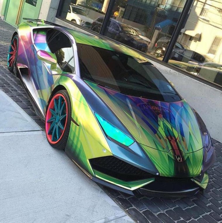 Ламборджини Хуракан разноцветная