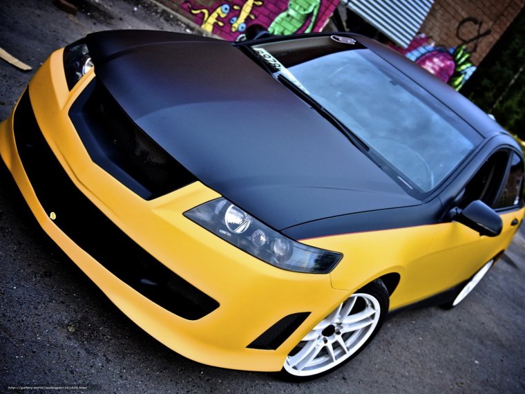 Двухцветный кузов автомобиля