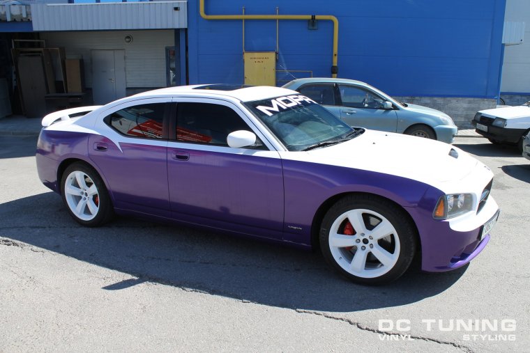 Двухцветная краска для авто