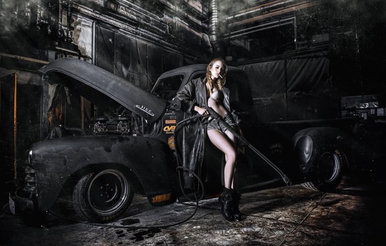 Мойка машин девушки