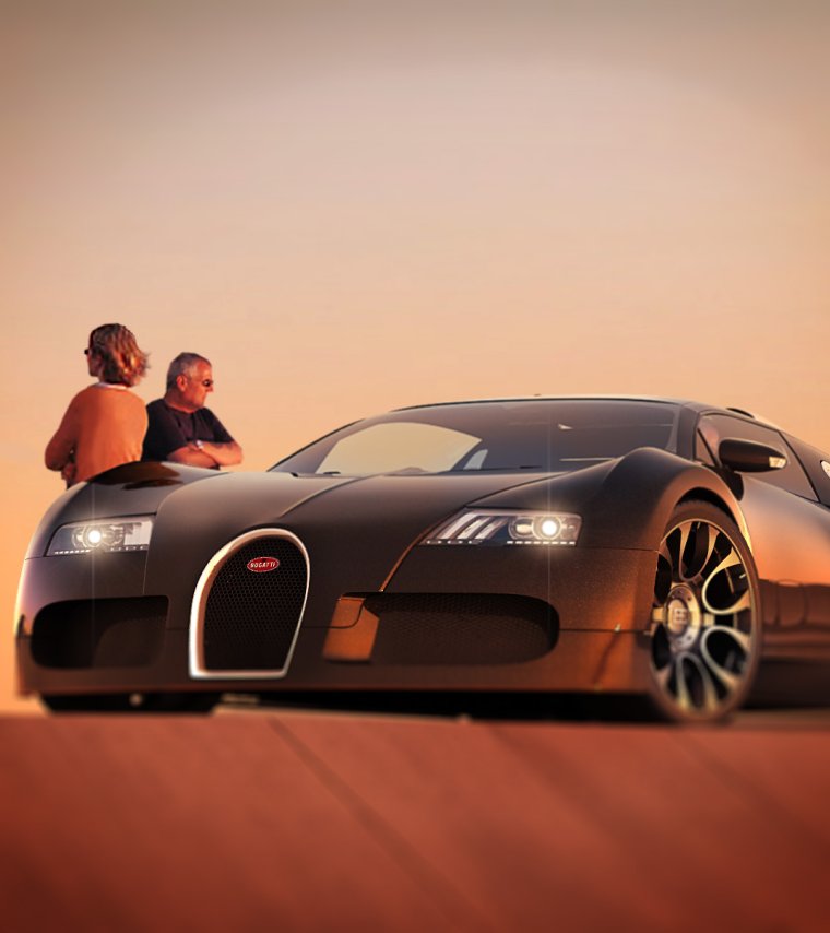 Bugatti Veyron Vitesse и просто Bugatti Veyron