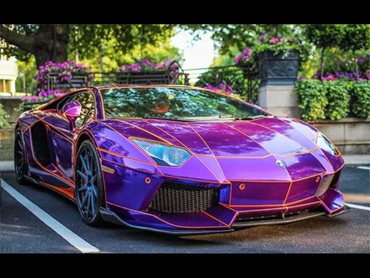 Ламборгини авентадор градиент