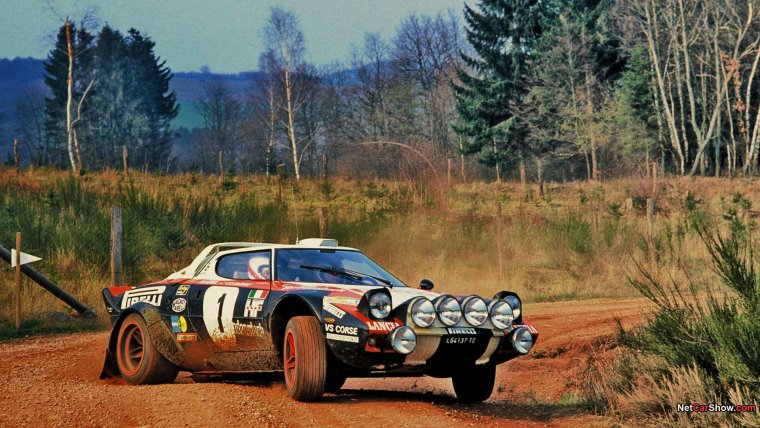 Lancia Stratos Rally car