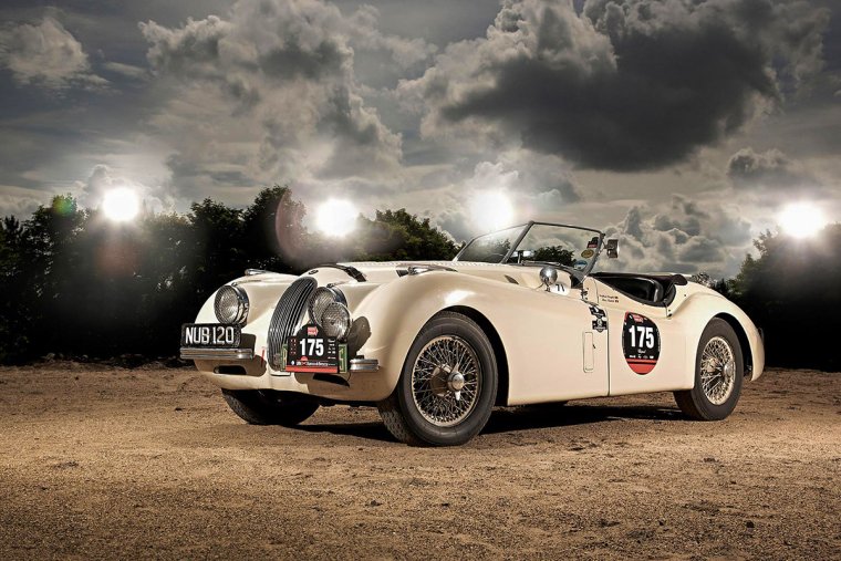 Ягуар кабриолет ретро