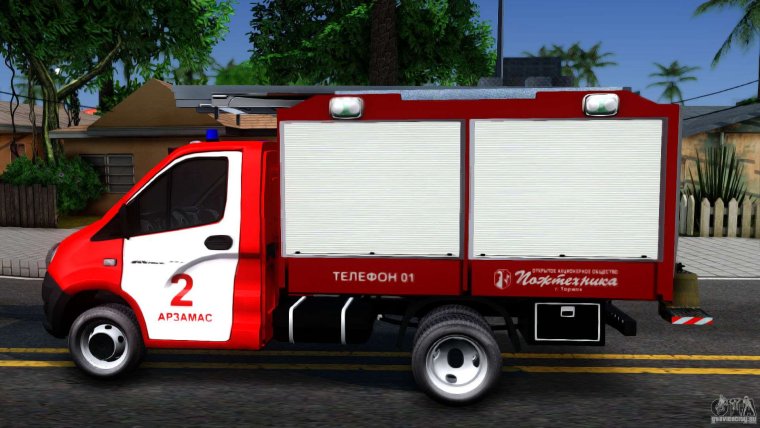 Gazel next пожарный