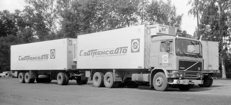 Тягачей Volvo f12 Совтрансавто Ленинград