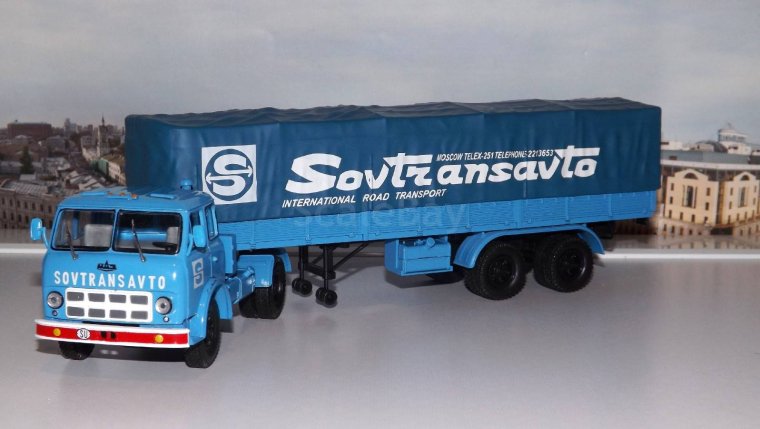МАЗ 5432 полуприцеп фура рефрижератор Совтрансавто 1989