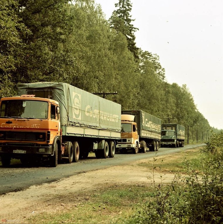 Тягачей Volvo f12 Совтрансавто Ленинград
