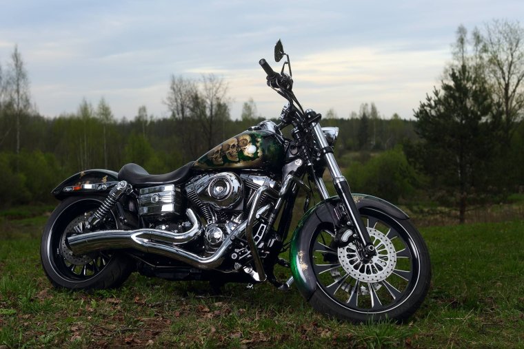 Покраска мотоцикла Харлей Дэвидсон
