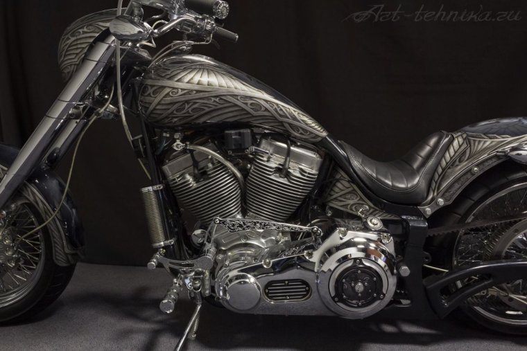 Аэрография на мотоциклах Харлей Дэвидсон