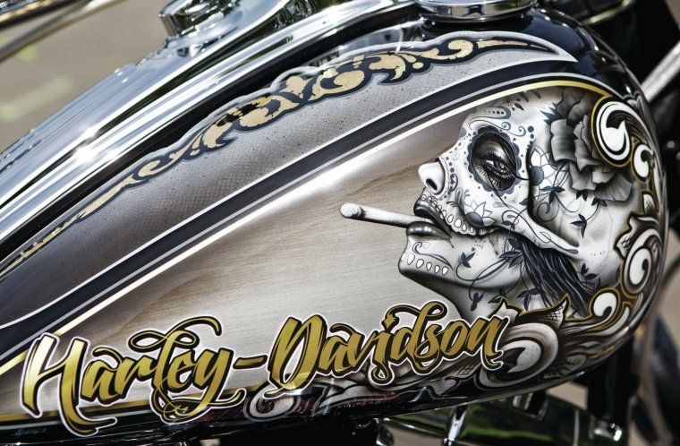 Harley Davidson Custom Paint