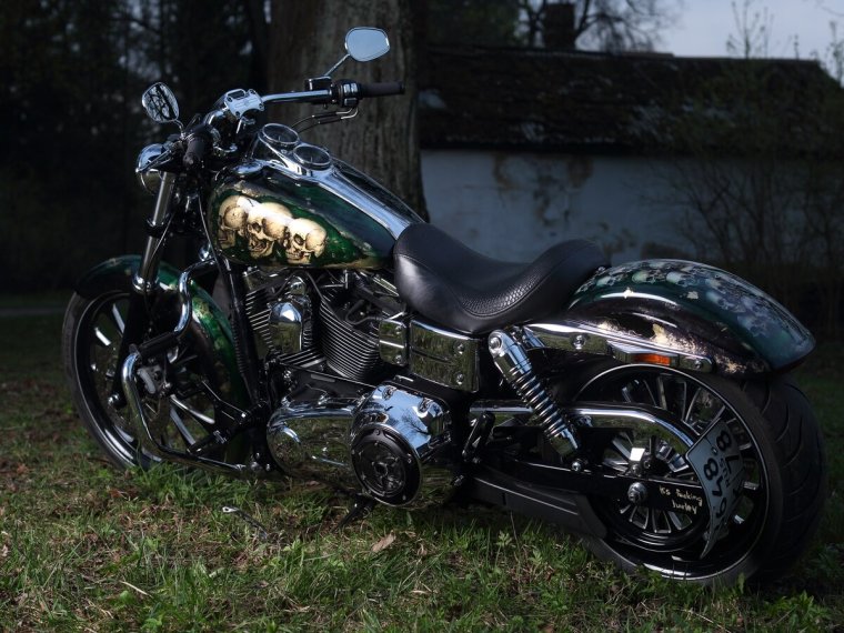 Аэрография на мотоциклах Харлей Дэвидсон
