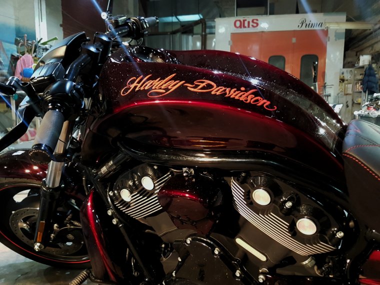 Харлей Дэвидсон покраска